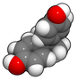 Bisphenol A molecule